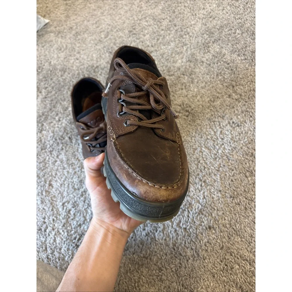 Ecco Track 25 Low GTX Bison Gore-Tex Hiking Leather Shoe US 9-9.5 EUR 43 RARE